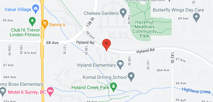 map of 502 13900 HYLAND ROAD